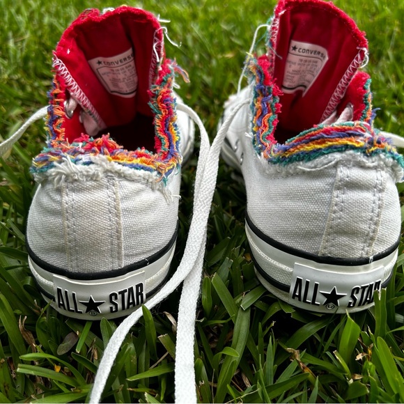 Rainbow Converse All Stars EUC GENTLY WORN 🌈 Mens 5, Women’s 7 UNISEX - Picture 7 of 10